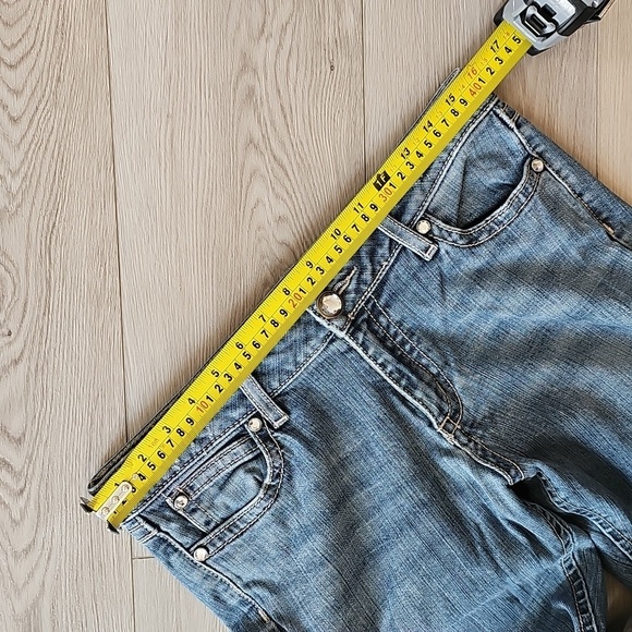 Rock 47 by Wrangler Low Rise Bootcut Jeans, Size 9/10 - Picture 5 of 16